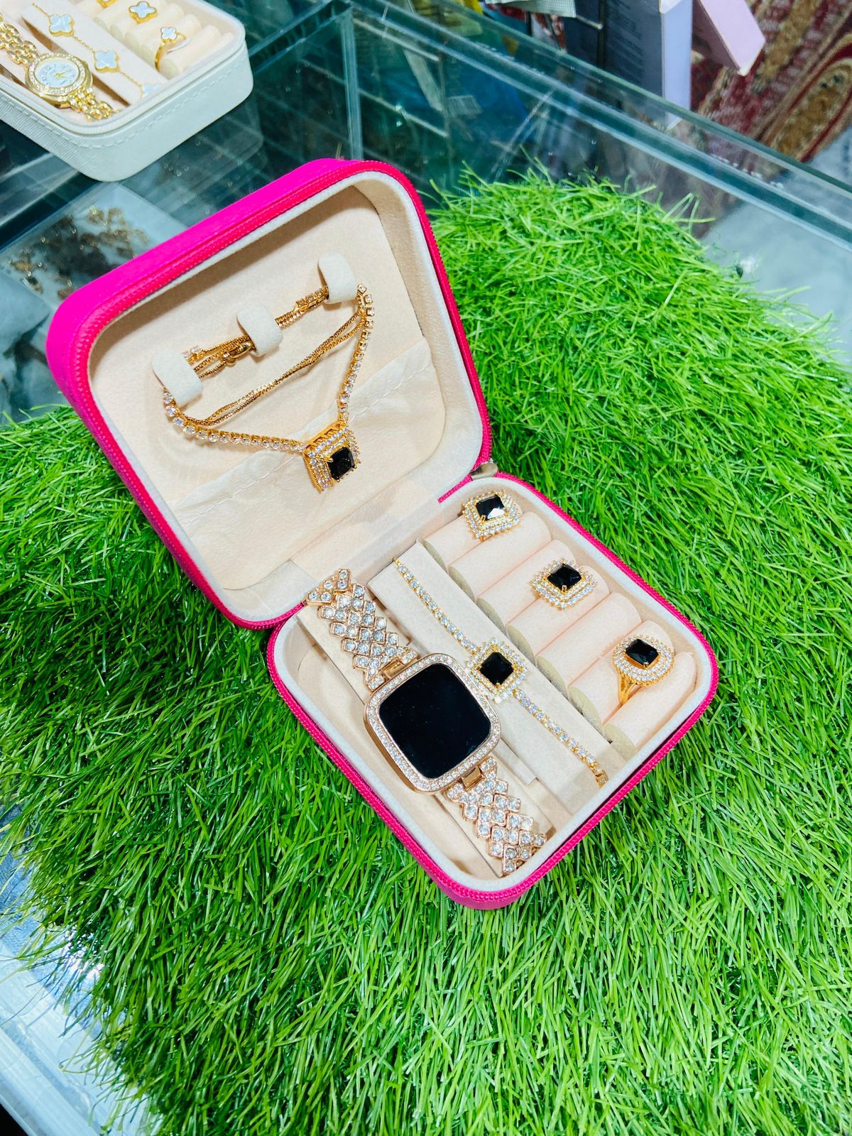 Elegant Premium Jewelry Set with Watch