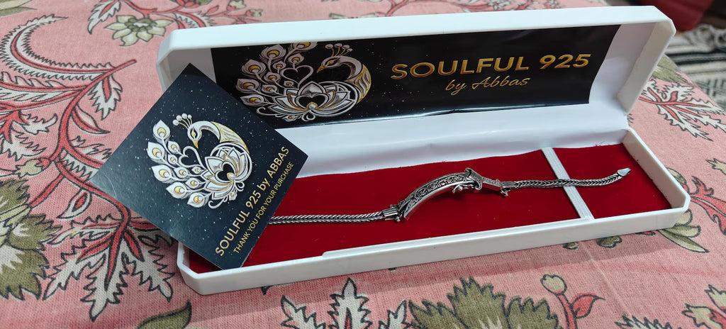 Silver Imam Ali Zulfiqar chain Bracelet