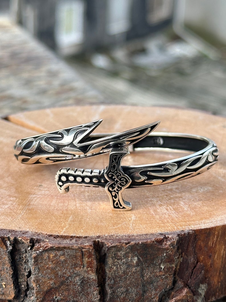 Mens Zulfiqar Bracelet , Adjustable Sword Bracelet