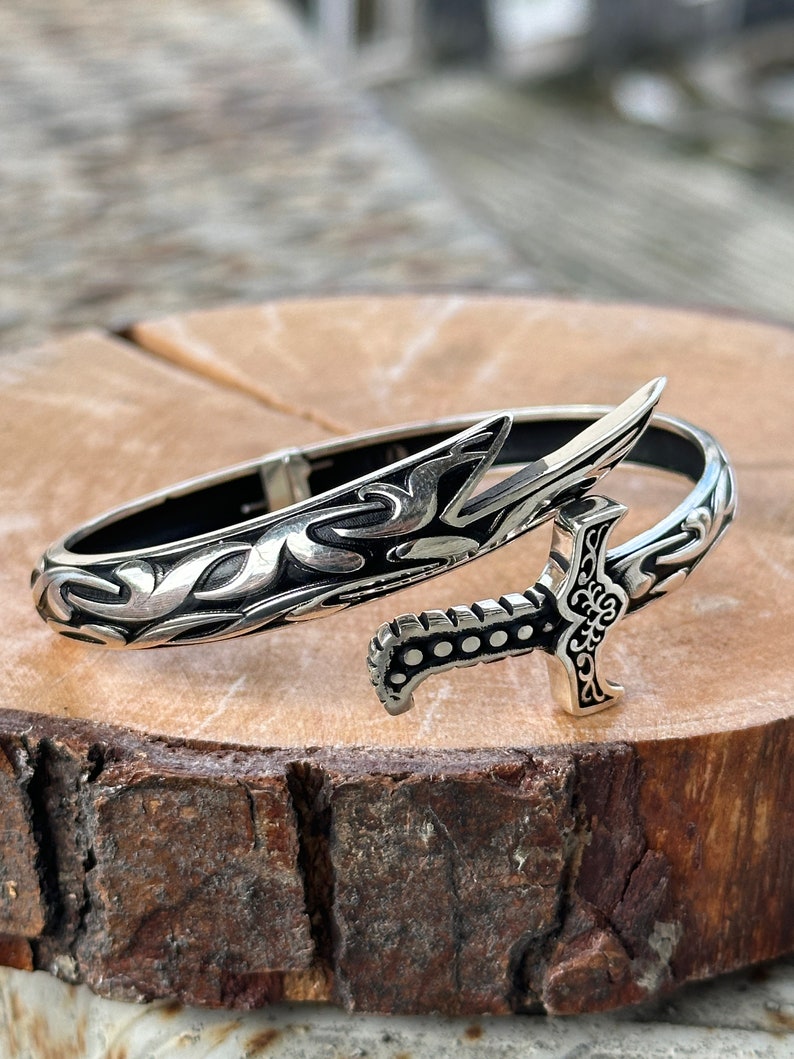 Mens Zulfiqar Bracelet , Adjustable Sword Bracelet