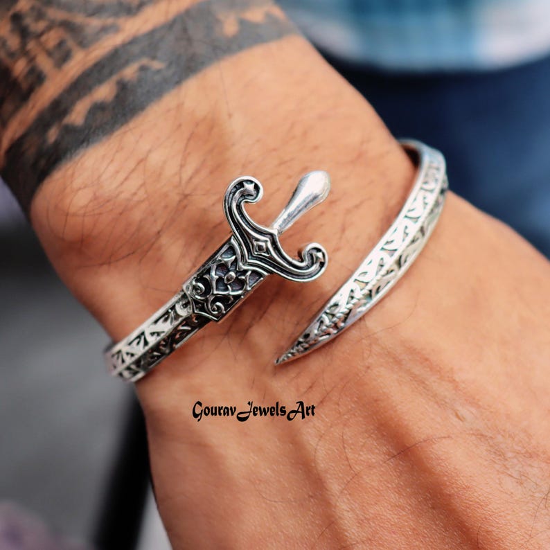 Handmade Adjustable Cuff Bangle Zulfiqar