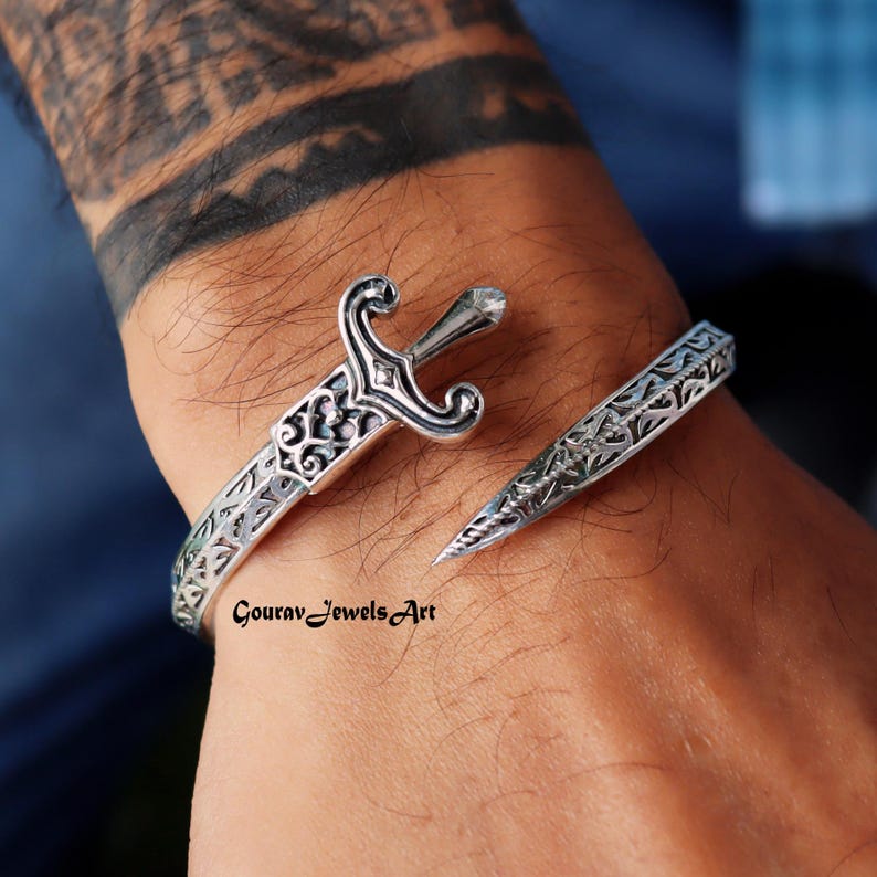 Handmade Adjustable Cuff Bangle Zulfiqar