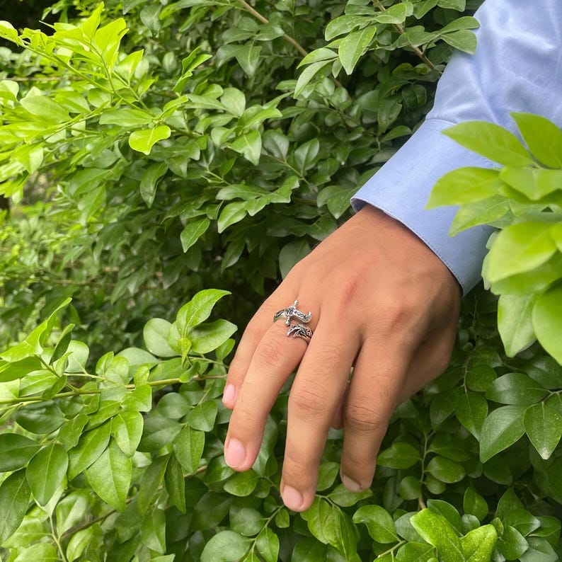 Hz. Ali's Zulfiqar Ring, Ali Sword Ring, Adjustable